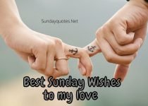 Best Sunday Wishes to my love